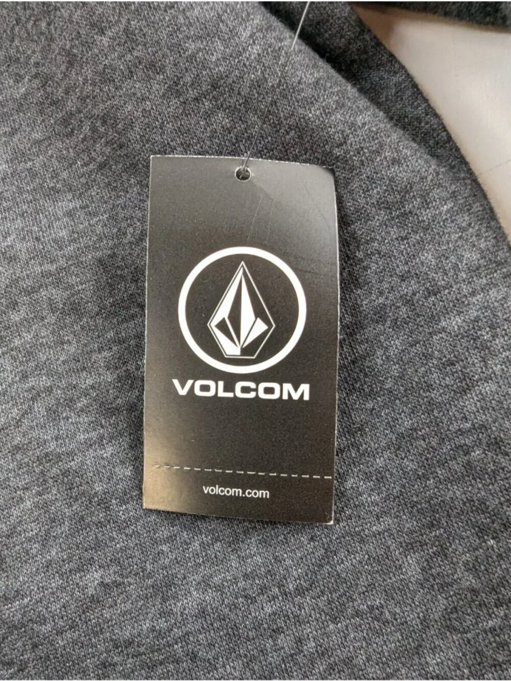 Volcom Foreman Men’s Small Hoodie Gray Fleece Hooded Sweatshirt - NWT MSRP $60